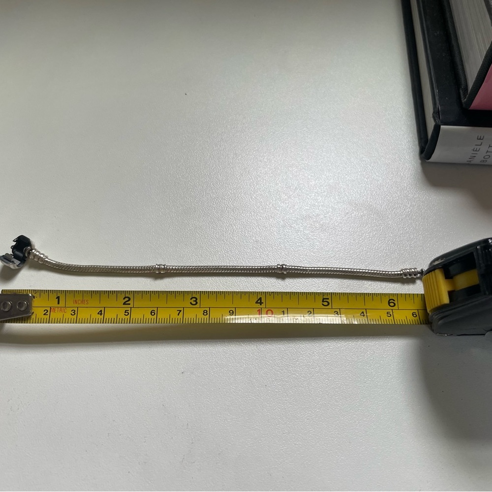 Pandora Moments Barrel Clasp Snake Chain Bracelet - Picture 5 of 7